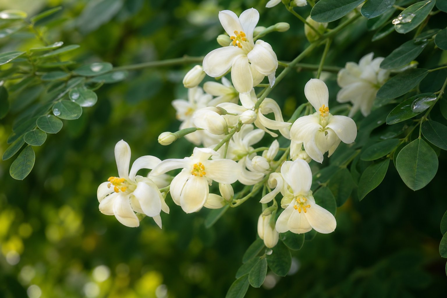 Moringa flowers from our farm